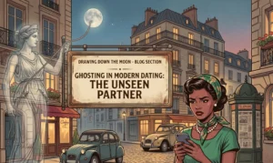woman looking at her phone after being ghosted in modern dating